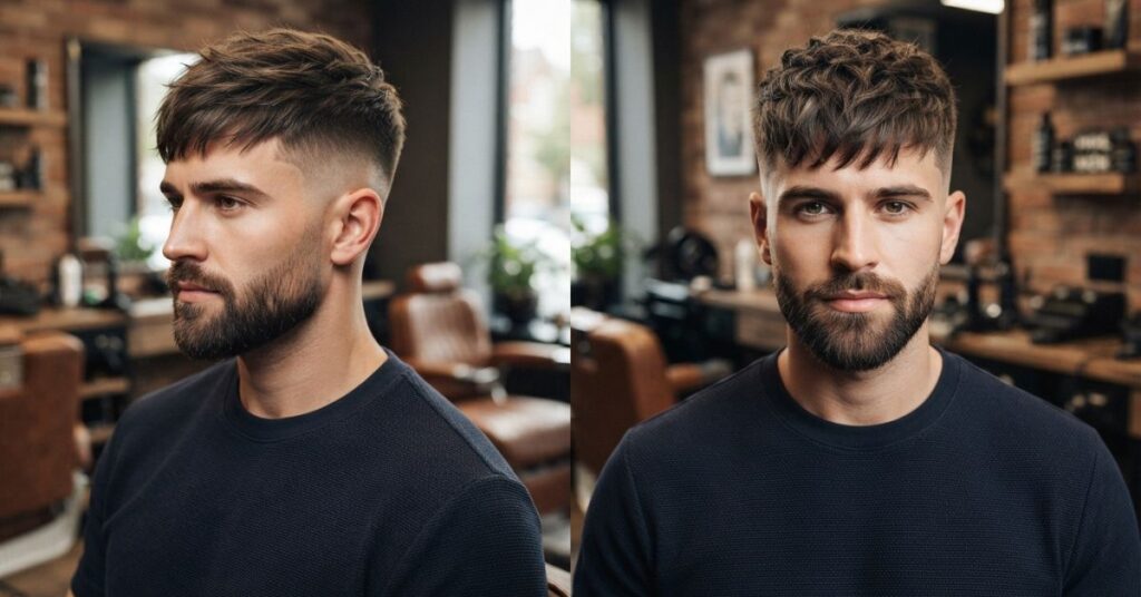 High Fade Textured Crop