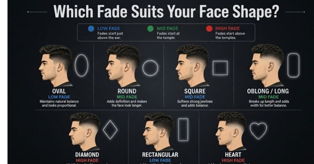 Which Fade Suits Your Face Shape 