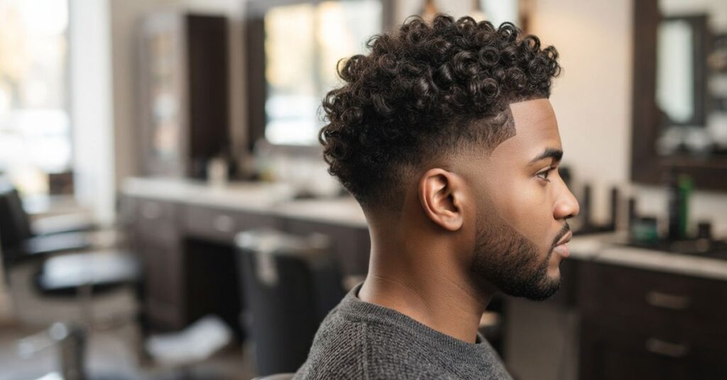 Classic & Everyday Curly Mid Taper Fade Styles