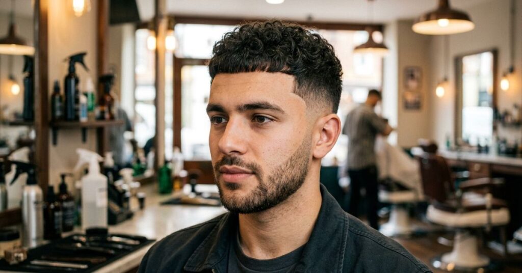 Curly Caesar Cut