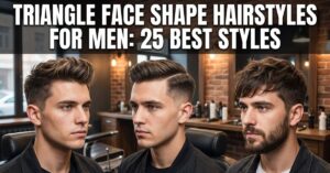 Triangle Face Shape Hairstyles For Men: 25 Best Styles