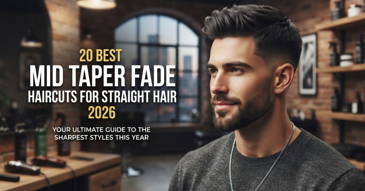 mid taper fade haircuts for straight hair